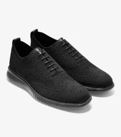 Cole Haan Extended Sizes & Widths|Oxfords*Men's 2.ZER&Oslash;GRAND Stitchlite&trade; Wingtip Oxfords BlackStitchlite&trade;