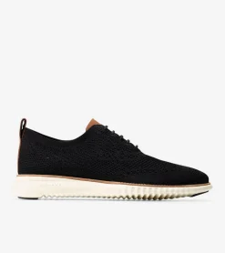Cole Haan Extended Sizes & Widths|Dress Shoes*Men's 2.ZER&Oslash;GRAND Stitchlite&trade; Wingtip Oxfords BlackStitchlite&trade;-Ivory