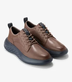 Cole Haan Oxfords*Men's ZER&Oslash;GRAND WFA Plain Toe Oxfords Lava-Blueberry