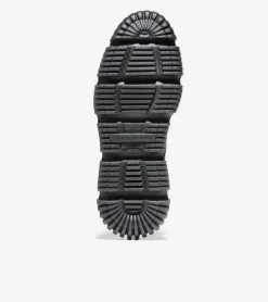 Cole Haan Extended Sizes & Widths|Dress Shoes*Men's 4.ZERØGRAND Wingtip Winter Oxfords Black-GrayPinstripe
