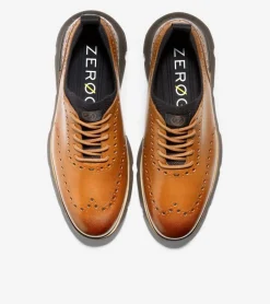 Cole Haan Dress Shoes|Oxfords*Men's 4.ZER&Oslash;GRAND Wingtip Oxfords BritishTan-Java
