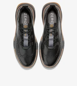Cole Haan Extended Sizes & Widths|Dress Shoes*Men's 5.ZER&Oslash;GRAND Wingtip Oxfords Black-Pavement-Stormcloud