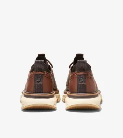 Cole Haan Dress Shoes|Oxfords*Men's 5.ZER&Oslash;GRAND Wingtip Oxfords DarkSequoia-AlabasterGleam