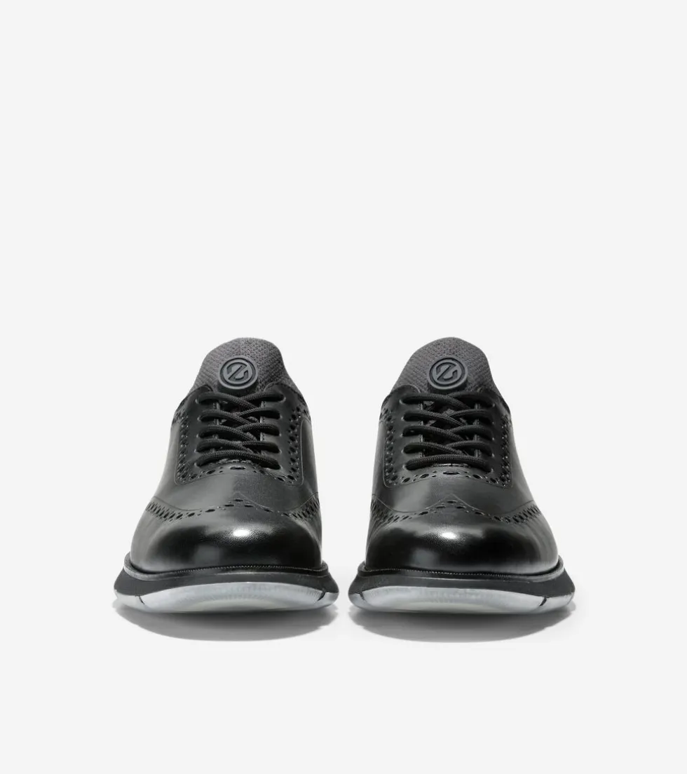 Cole Haan Dress Shoes|Oxfords*Men's 4.ZERØGRAND Wingtip Oxfords Black