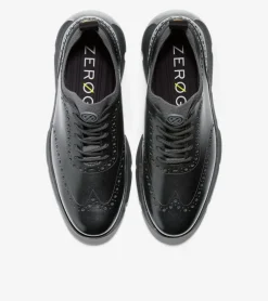 Cole Haan Dress Shoes|Oxfords*Men's 4.ZERØGRAND Wingtip Oxfords Black