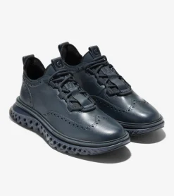 Cole Haan Oxfords*Men's 5.ZER&Oslash;GRAND Wingtip Oxfords Blueberry