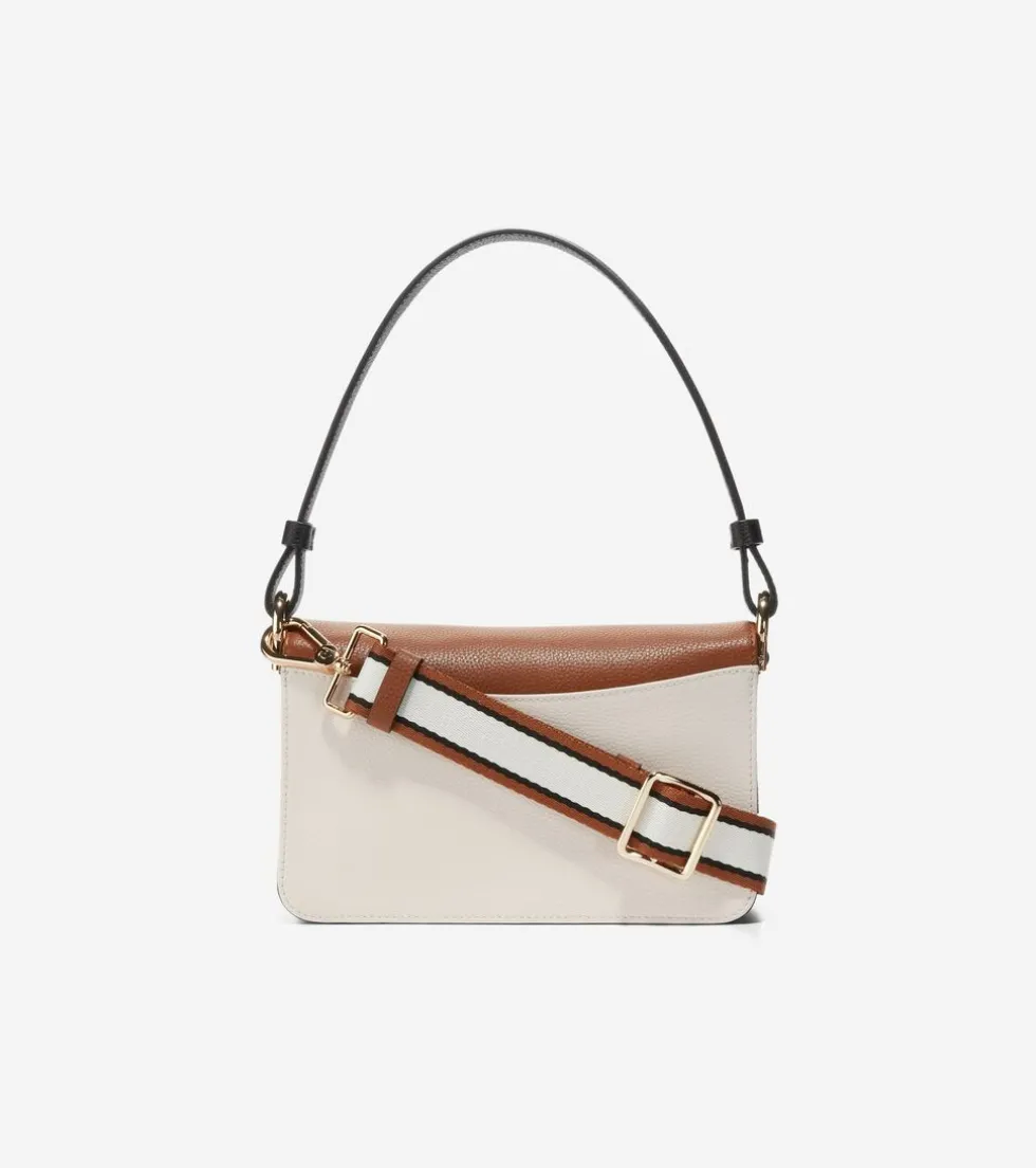 Cole Haan Shoulder Bags*Mini Shoulder Bag BritishTan-Black-Ivory