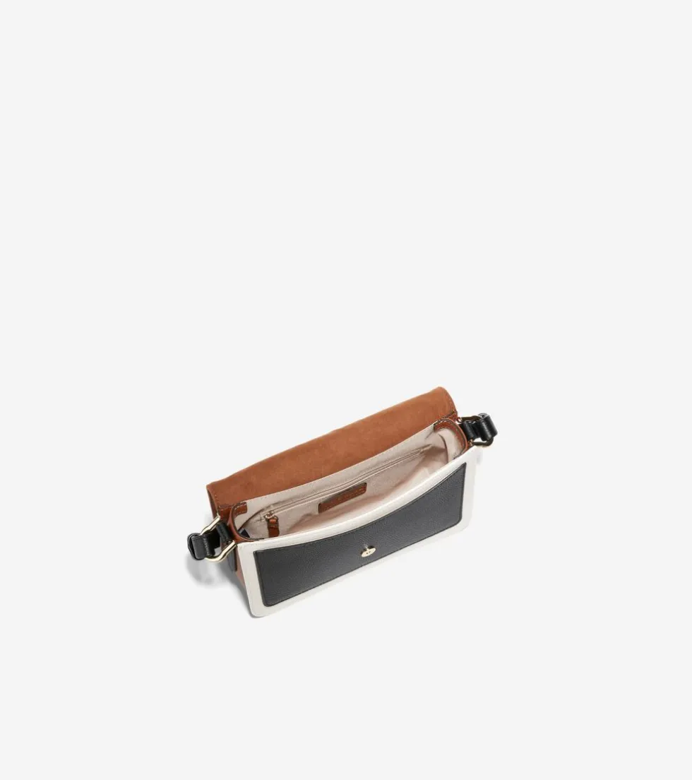 Cole Haan Shoulder Bags*Mini Shoulder Bag BritishTan-Black-Ivory