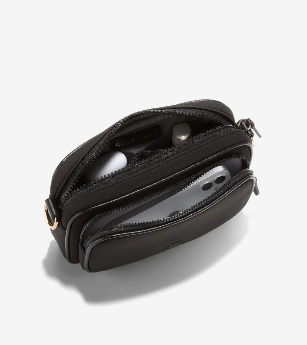 Cole Haan Crossbody Bags*Neoprene Transit Belt Bag Black