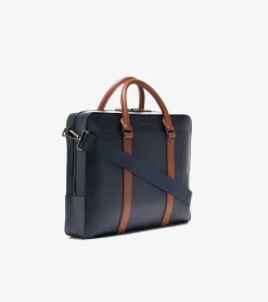 Cole Haan Backpacks & Briefcases*Triboro Briefcase NavyBlazer-NewBritishTan