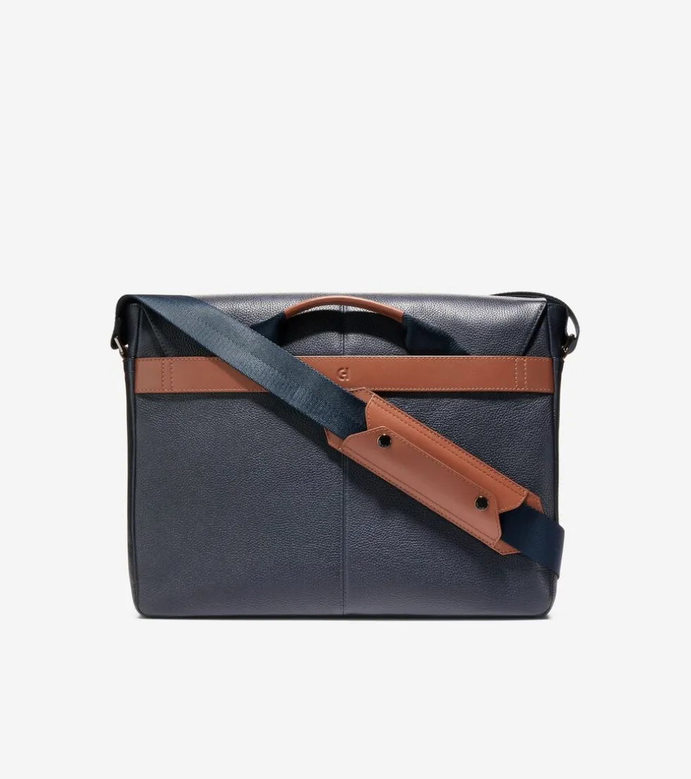Cole Haan Messenger Bags & Sling Bags*Triboro Messenger NavyBlazerNewBritishTan