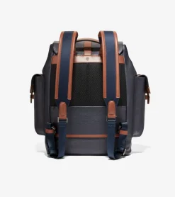 Cole Haan Backpacks & Briefcases*Triboro Rucksack NavyBlazerBlue-NewBritishTan