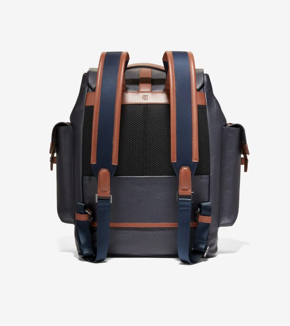 Cole Haan Backpacks & Briefcases*Triboro Rucksack NavyBlazerBlue-NewBritishTan