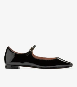 Cole Haan Dress Shoes|Flats & Ballets*Women's Bridge Mary Jane Ballet Flats BlackPatent