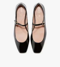 Cole Haan Dress Shoes|Flats & Ballets*Women's Bridge Mary Jane Ballet Flats BlackPatent