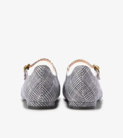 Cole Haan Dress Shoes|Flats & Ballets*Women's Bridge Mary Jane Ballet Flats MiniPlaid