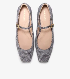 Cole Haan Dress Shoes|Flats & Ballets*Women's Bridge Mary Jane Ballet Flats MiniPlaid
