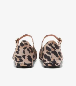 Cole Haan Dress Shoes|Flats & Ballets*Women's Bridge Mary Jane Ballet Flats LeopardPrintJacquard