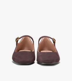 Cole Haan Dress Shoes|Flats & Ballets*Women's Bridge Mary Jane Ballet Flats Chocolate