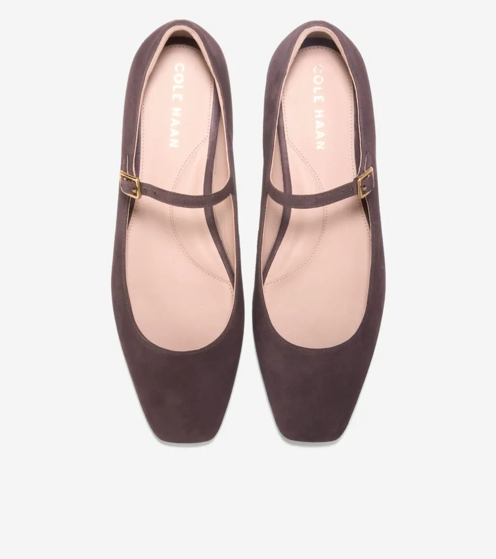 Cole Haan Dress Shoes|Flats & Ballets*Women's Bridge Mary Jane Ballet Flats Chocolate