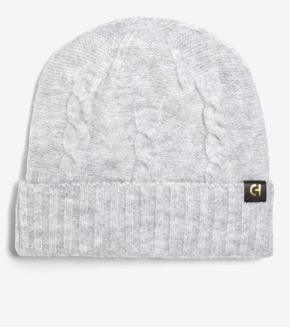 Cole Haan Hats, Gloves, & Scarves|Hats, Gloves, & Scarves*Women's Cable Knit Cuff Hat SoftGrey
