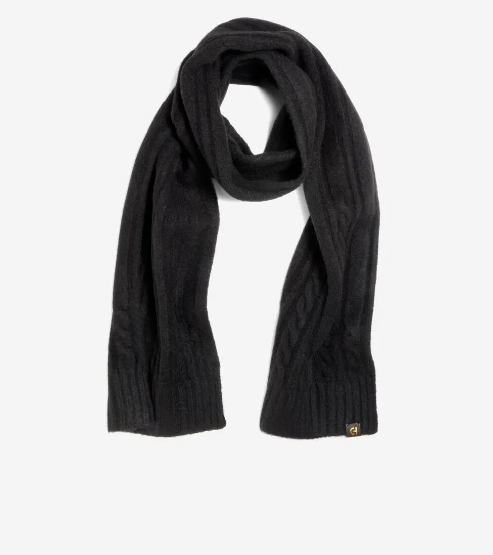 Cole Haan Hats, Gloves, & Scarves|Hats, Gloves, & Scarves*Women's Cable Knit Scarf Caviar