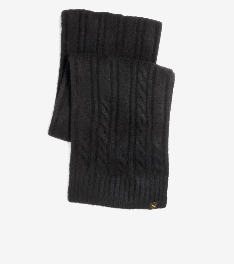 Cole Haan Hats, Gloves, & Scarves|Hats, Gloves, & Scarves*Women's Cable Knit Scarf Caviar