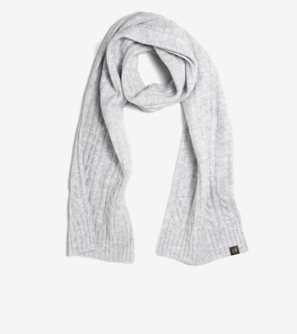 Cole Haan Hats, Gloves, & Scarves|Hats, Gloves, & Scarves*Women's Cable Knit Scarf SoftGrey