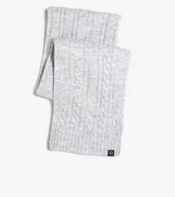 Cole Haan Hats, Gloves, & Scarves|Hats, Gloves, & Scarves*Women's Cable Knit Scarf SoftGrey