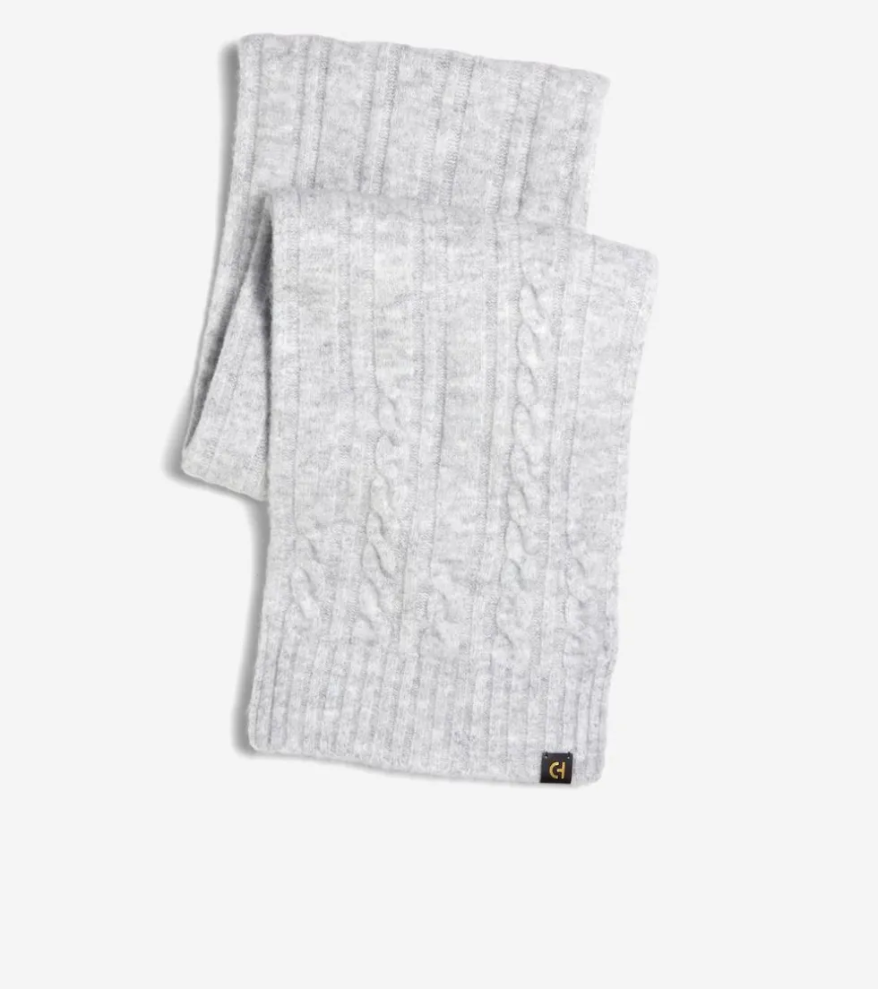 Cole Haan Hats, Gloves, & Scarves|Hats, Gloves, & Scarves*Women's Cable Knit Scarf SoftGrey