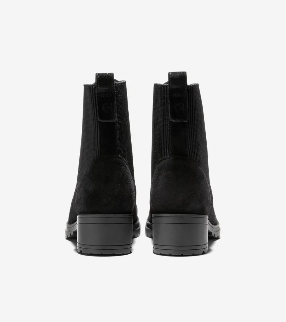 Cole Haan Boots*Women's Camea Waterproof Combat Boot II Black