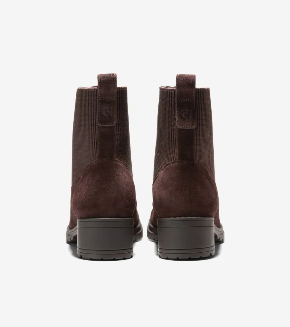Cole Haan Boots*Women's Camea Waterproof Combat Boot II DarkChocolate