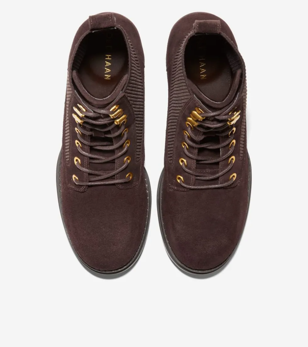 Cole Haan Boots*Women's Camea Waterproof Combat Boot II DarkChocolate