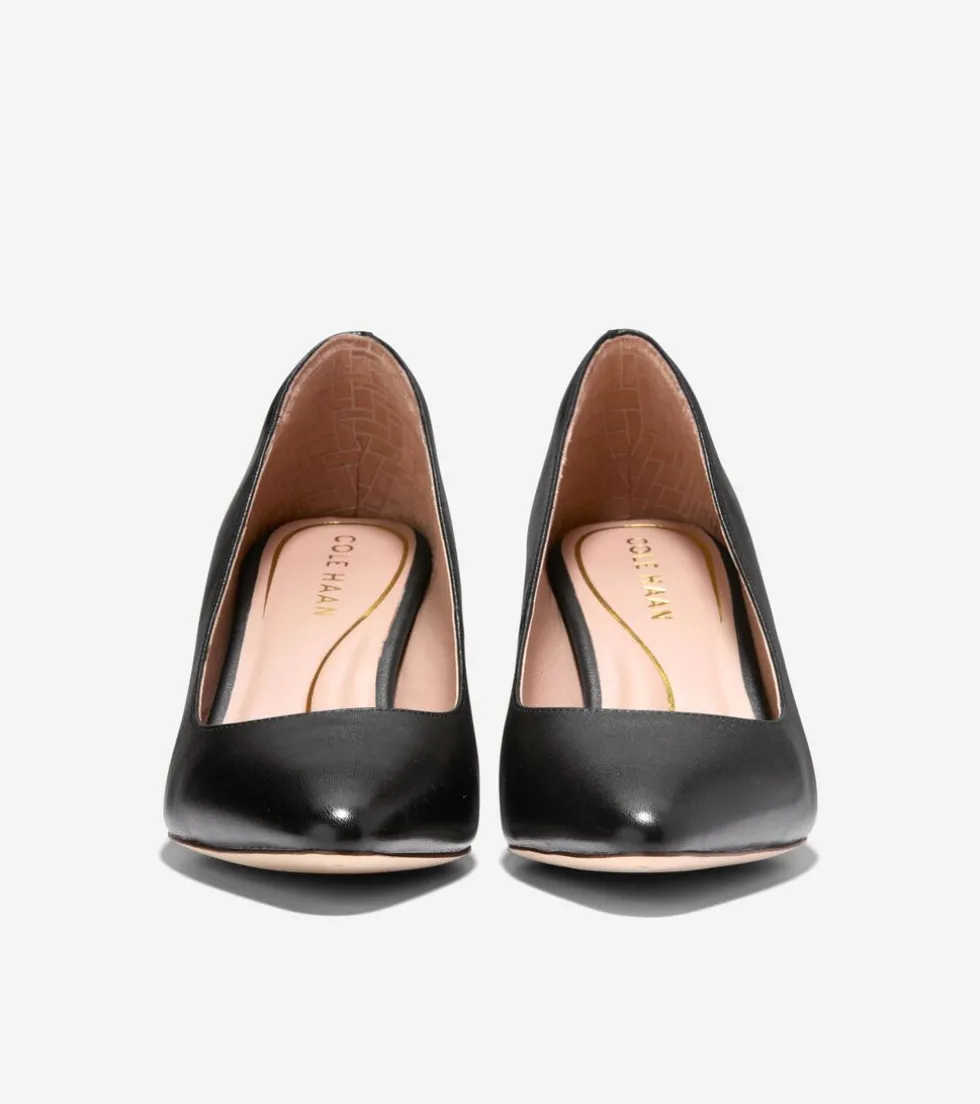 Cole Haan Dress Shoes|Heels & Pumps*Women's Cassandra Block Heel Pumps Black-Brown