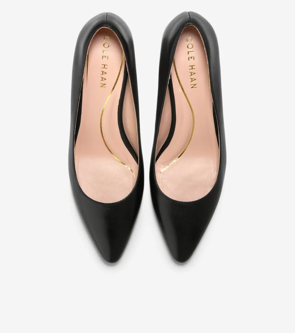 Cole Haan Dress Shoes|Heels & Pumps*Women's Cassandra Block Heel Pumps Black-Brown