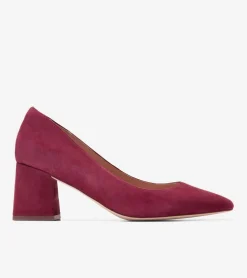 Cole Haan Dress Shoes|Heels & Pumps*Women's Cassandra Block Heel Pumps BlackCherry