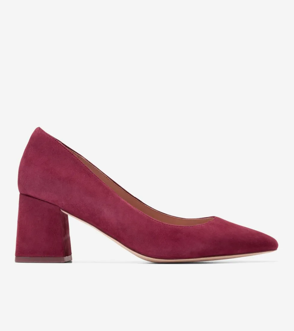 Cole Haan Dress Shoes|Heels & Pumps*Women's Cassandra Block Heel Pumps BlackCherry