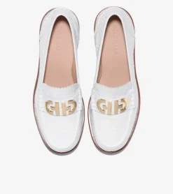 Cole Haan Dress Shoes|Loafers & Drivers*Women's Charlsie Loafers WhiteCroc