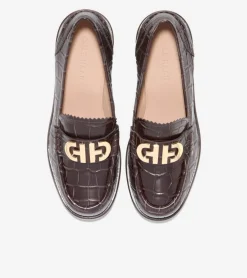 Cole Haan Dress Shoes|Loafers & Drivers*Women's Charlsie Loafers ChocolateCroc