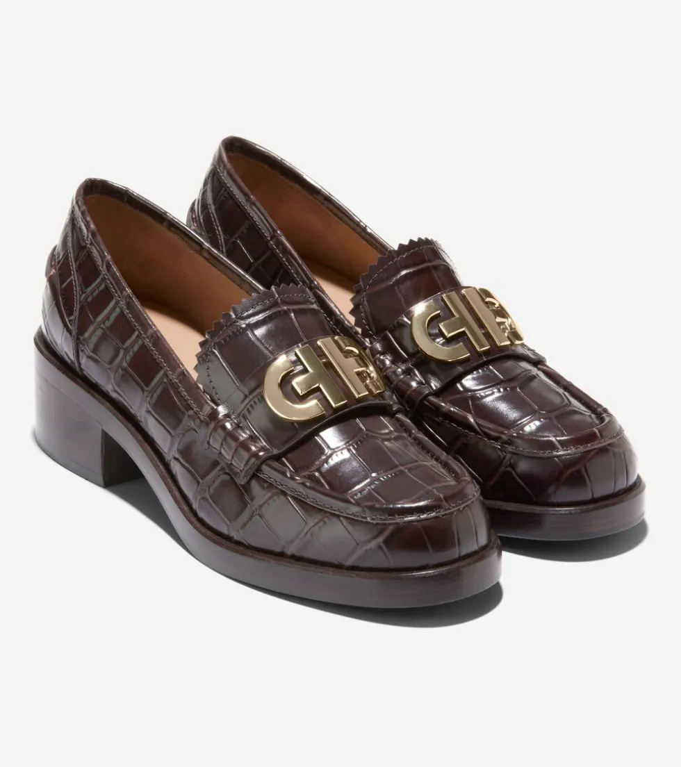 Cole Haan Dress Shoes|Loafers & Drivers*Women's Charlsie Loafers ChocolateCroc
