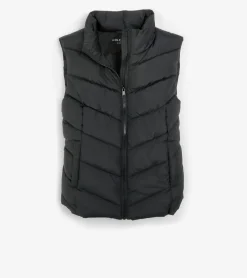 Cole Haan Vests|Outerwear*Women's Chevron Quilted Vest Black