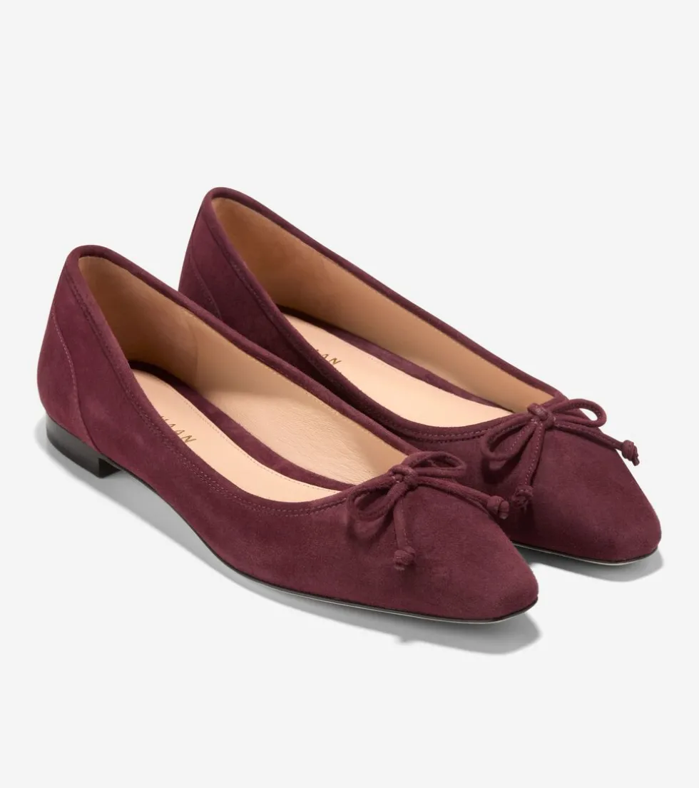 Cole Haan Dress Shoes|Flats & Ballets*Women's Chlea Ballet Flats Bloodstone
