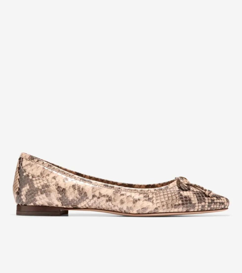 Cole Haan Dress Shoes|Flats & Ballets*Women's Chlea Ballet Flats SnakePrint