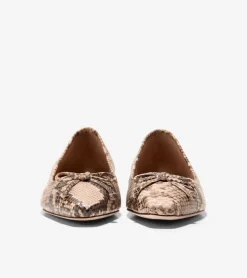 Cole Haan Dress Shoes|Flats & Ballets*Women's Chlea Ballet Flats SnakePrint