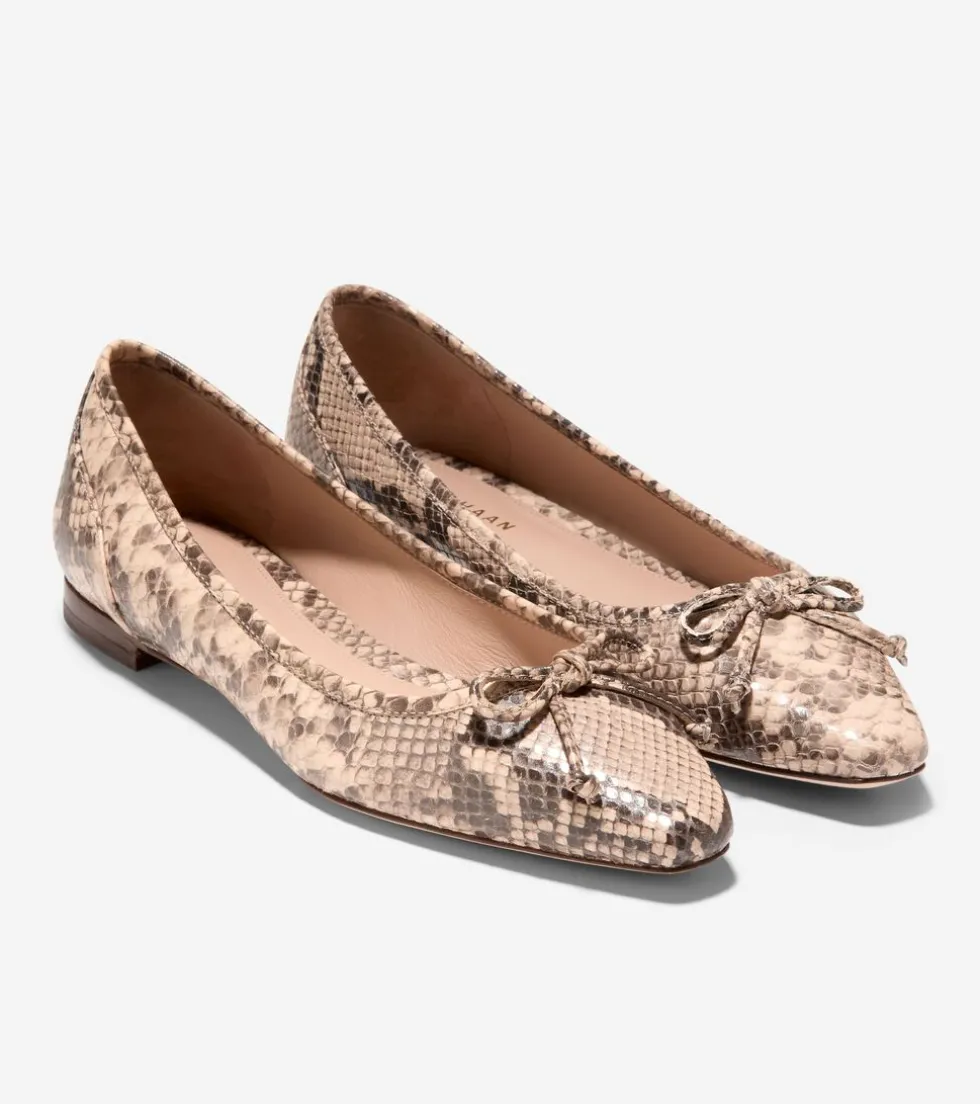 Cole Haan Dress Shoes|Flats & Ballets*Women's Chlea Ballet Flats SnakePrint