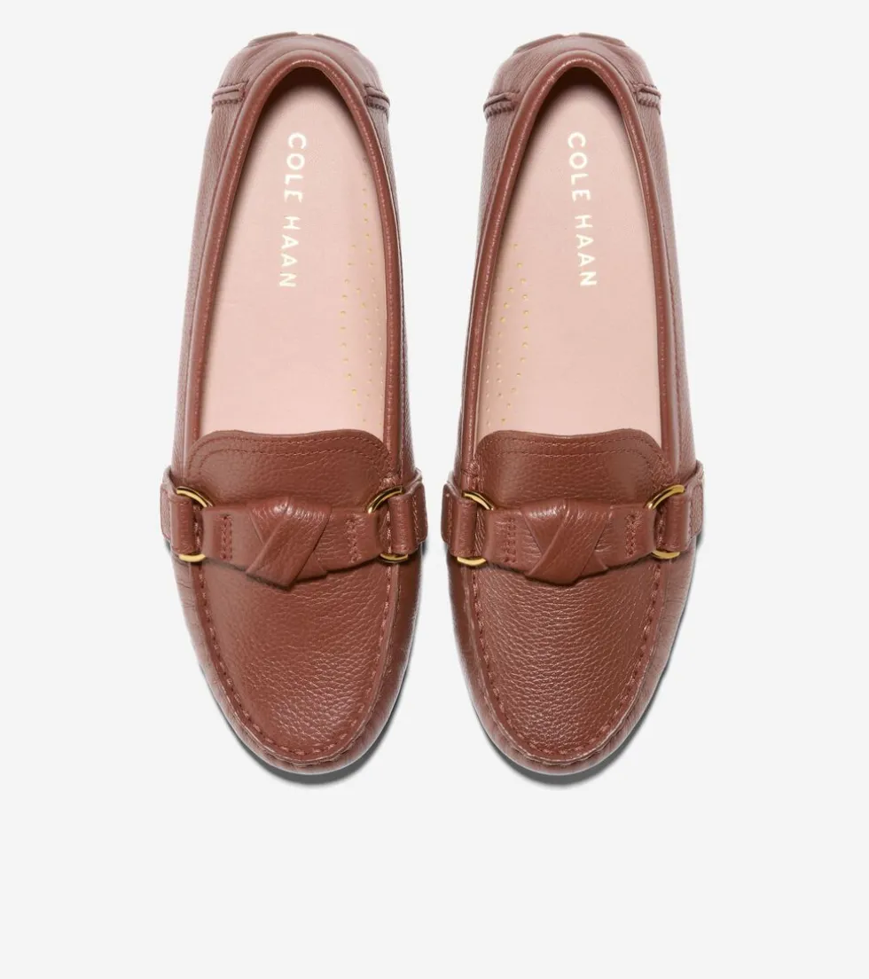 Cole Haan Loafers & Drivers*Women's Emmie Knot Drivers Cuoio
