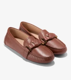 Cole Haan Loafers & Drivers*Women's Emmie Knot Drivers Cuoio