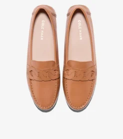 Cole Haan Dress Shoes|Loafers & Drivers*Women's Evelyn Chain Drivers Caramel