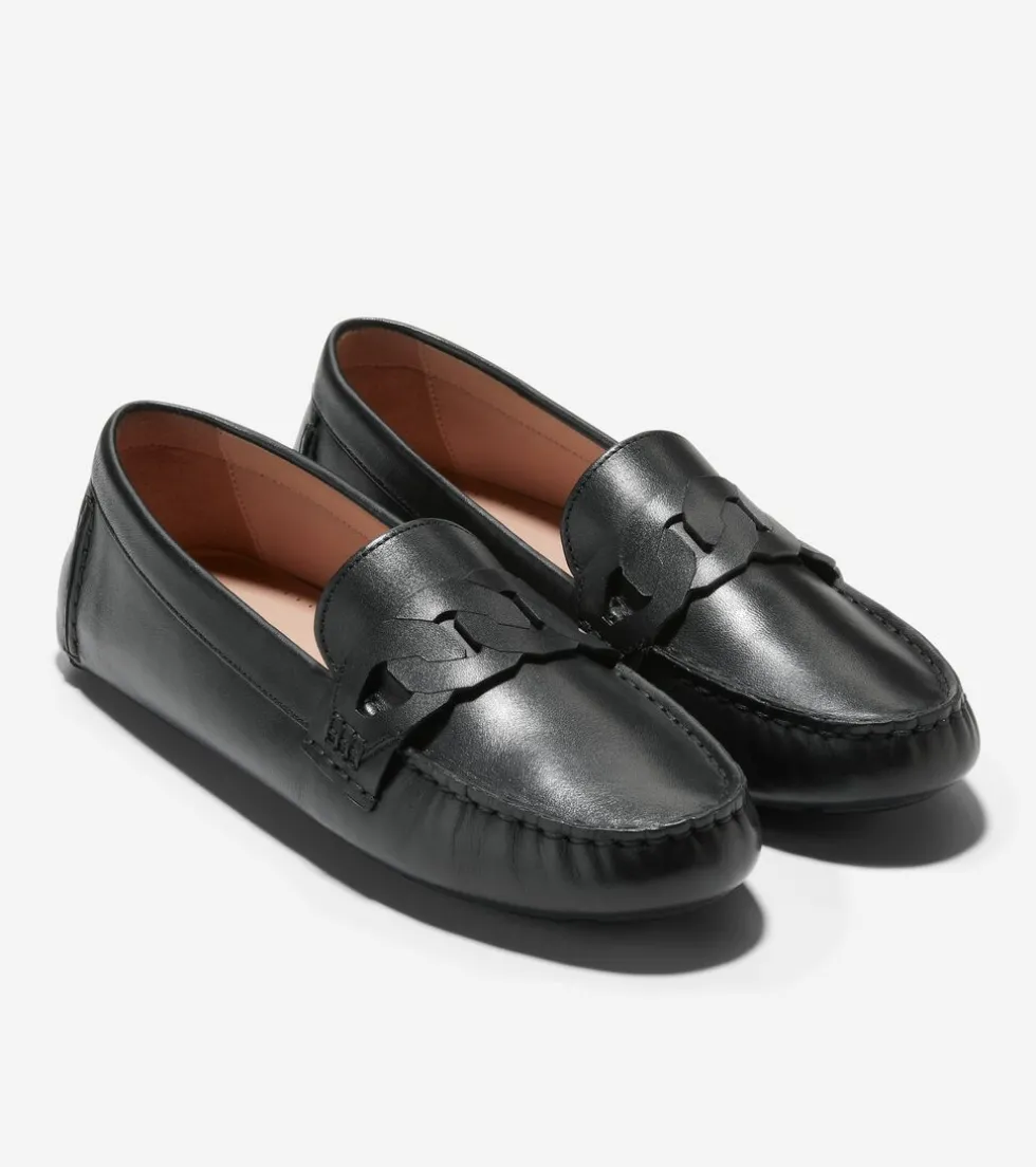 Cole Haan Dress Shoes|Loafers & Drivers*Women's Evelyn Chain Drivers Black