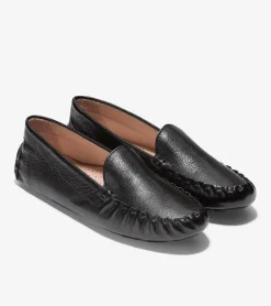 Cole Haan Dress Shoes|Loafers & Drivers*Women's Evelyn Driver BlackLeather